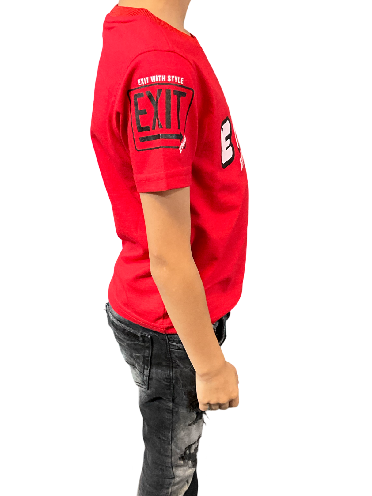 Exit - Kids T Shirt- Red