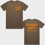 STREET DEPARTMENT T-SHIRT CREAM GOLDEN YELLOW