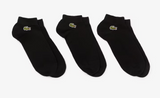 LACOSTE MEN'S LOW SPORT SOCKS 3- PACK