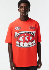 Lacoste - T Shirt - 33 - Orange