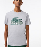 Lacoste - MEN’S COTTON JERSEY PRINT T-SHIRT GREY