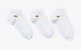 LACOSTE MEN'S LOW SPORT SOCKS 3- PACK