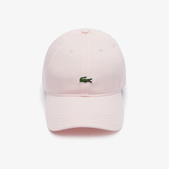 Lacoste Unisex Organic Cotton Twill Cap Flamingo Light Pink