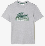 Lacoste - MEN’S COTTON JERSEY PRINT T-SHIRT GREY