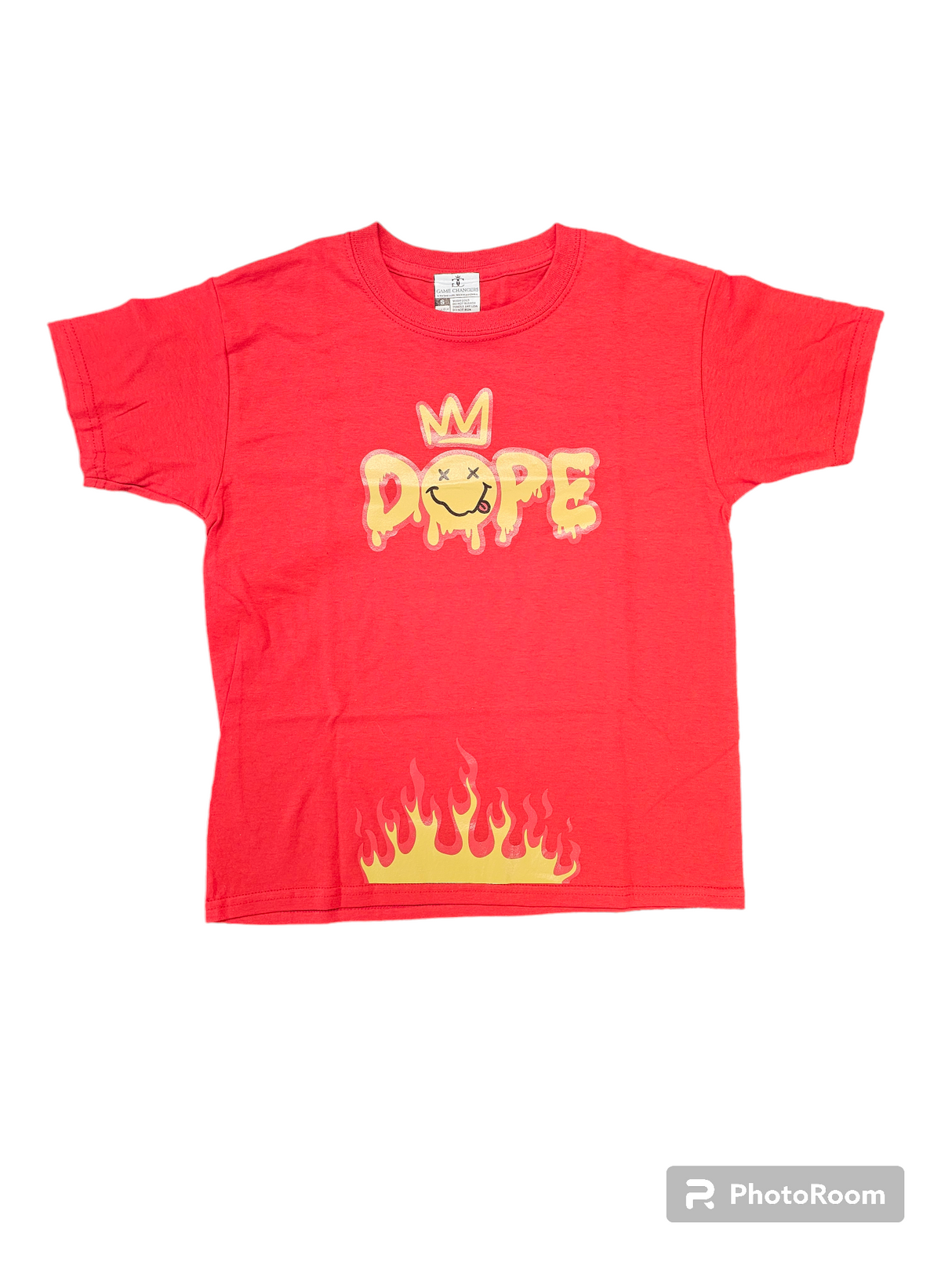 Game Changer - Kids - T Shirt - Dope - Red / Yellow