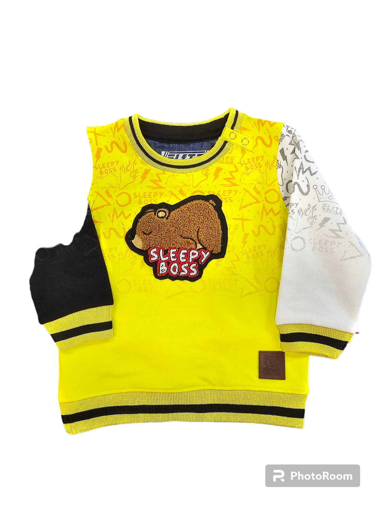 Elite- Infant - Shirt - Sleepy Boss - Yellow