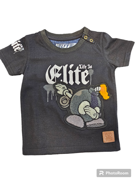 Infant Black T Shirt 