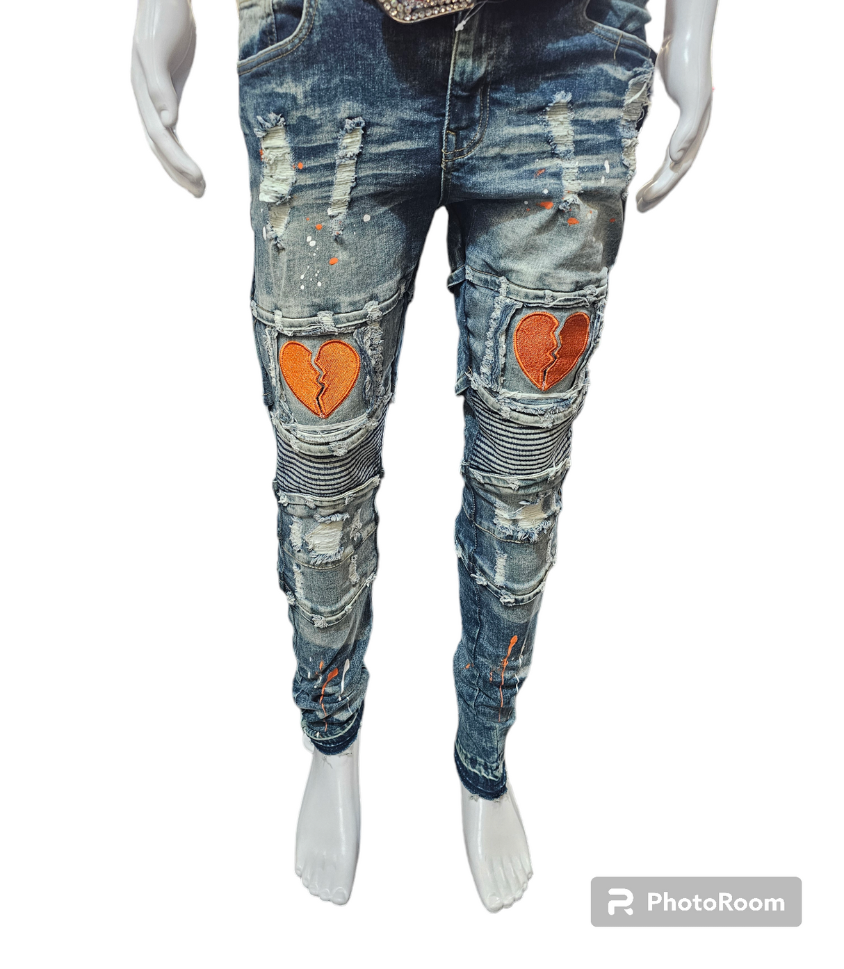 Focus Broken Heart Jeans Vintage / Orange