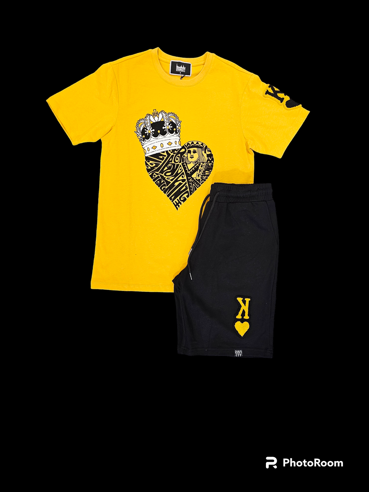 Denim City - Short - King Me - Black / Gold