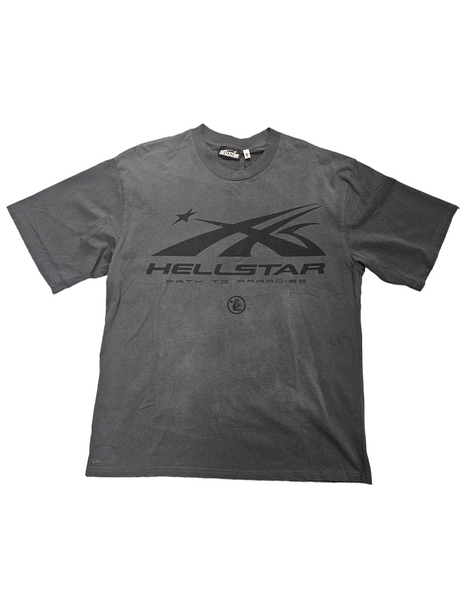 HellStar - T-Shirt -Chrome Logo Charcoal