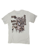 DENIM CITY MEDUSA T-SHIRT PUFF PRINT BEIGE