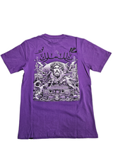 DENIM CITY KINGS T-SHIRT PUFF PRINT PURPLE