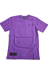 DENIM CITY KINGS T-SHIRT PUFF PRINT PURPLE