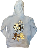 DENIM CITY EIGHT BALL & GAMES HOODIES MULTI COLORS