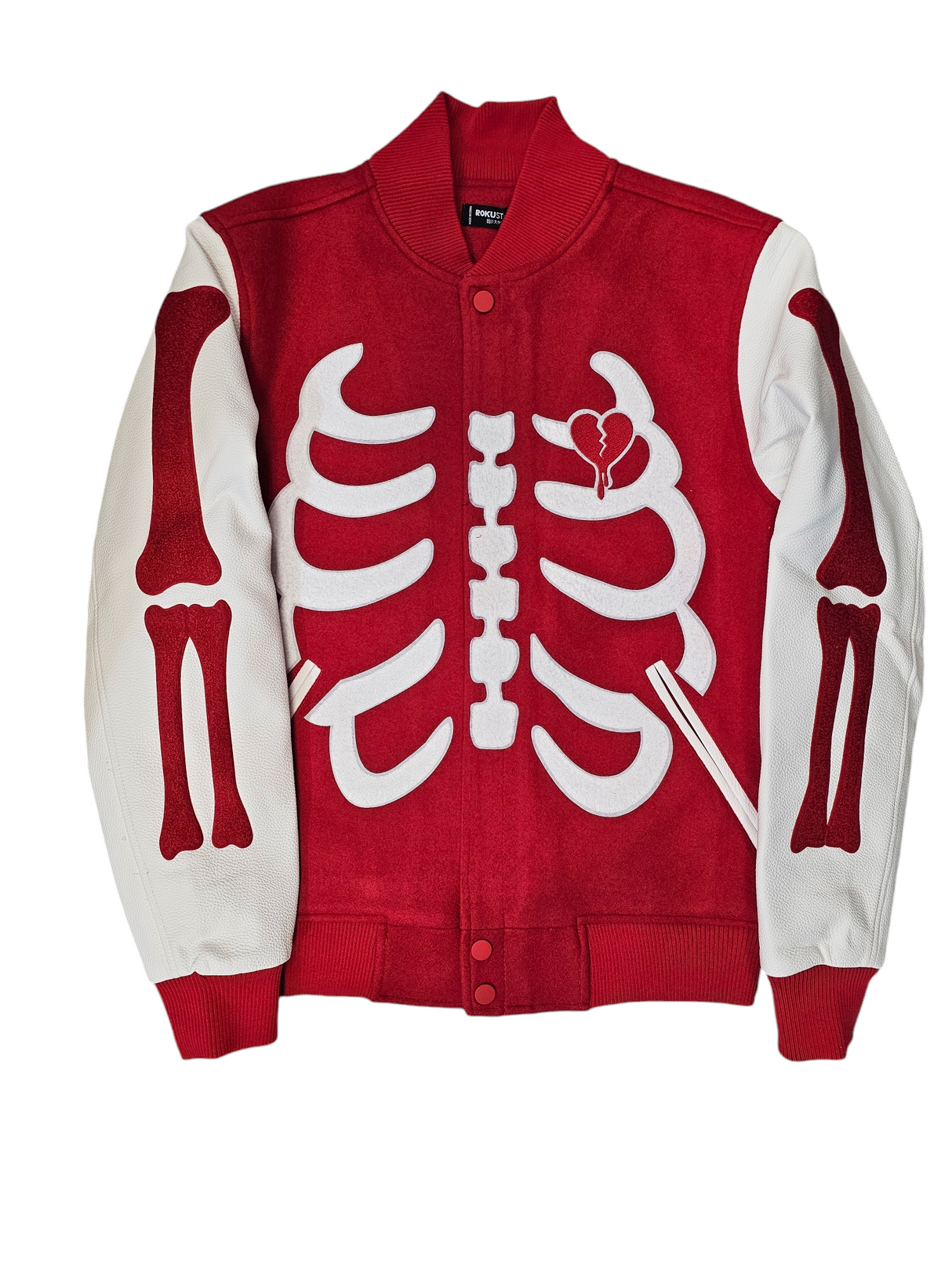 ROKU STUDIO VARSITY JACKET RIBCAGE MULTI COLORS