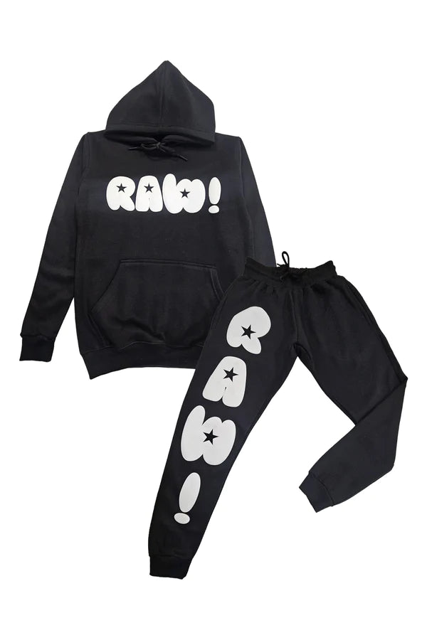 Rawyalty - Star Puff Hoodie And Jogger Set