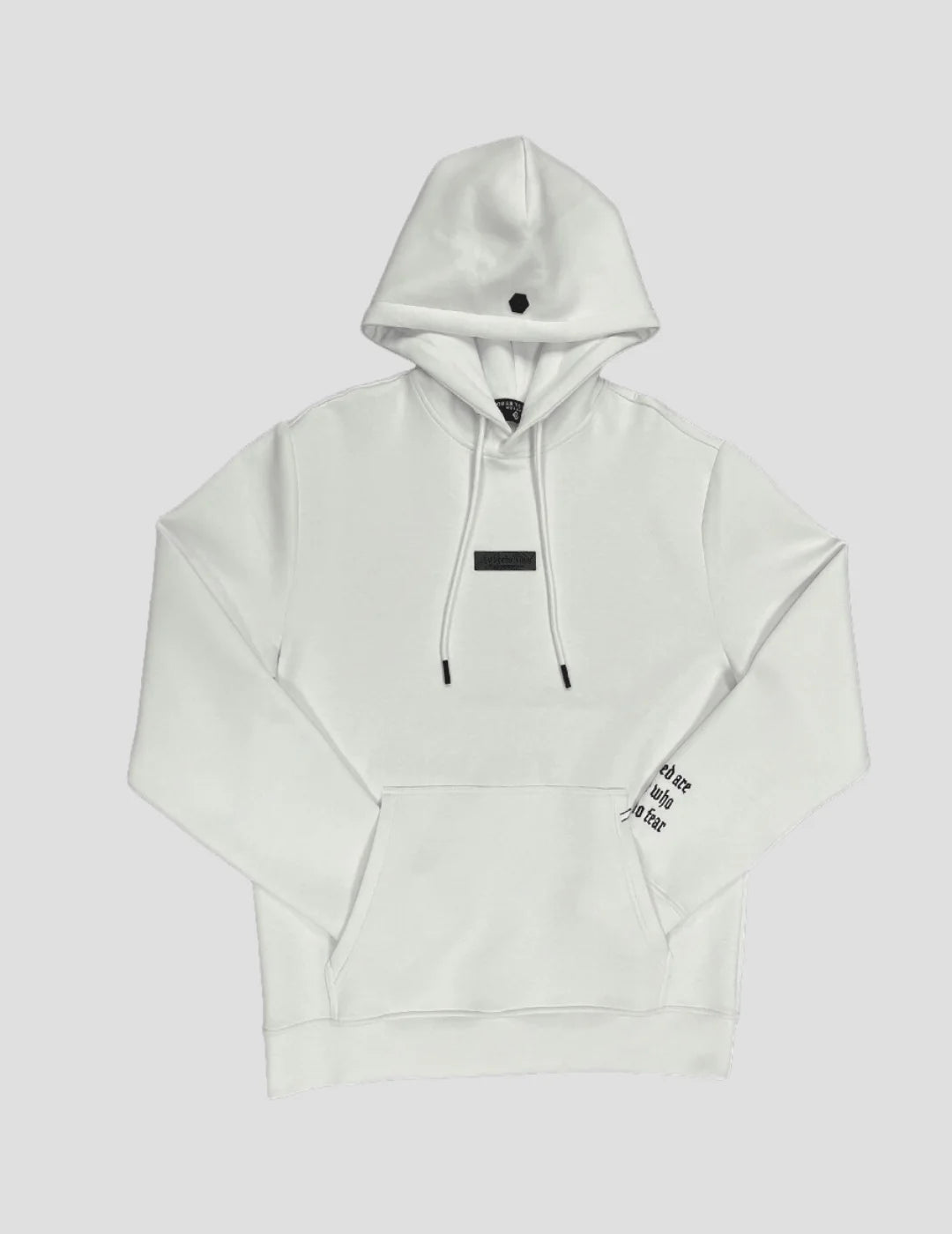 ROBERTO VINO MILANO FAKE WORLD HOODIE WHITE