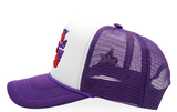 LA ROPA NEW BLACK LR TRUCKER HAT PURPLE