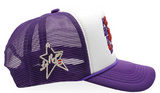 LA ROPA NEW BLACK LR TRUCKER HAT PURPLE