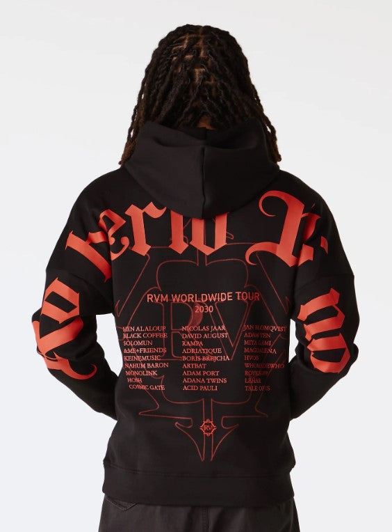 CULT OF INDIVIDUALITY World Tour Graphic Hoodie Black high quality - XL