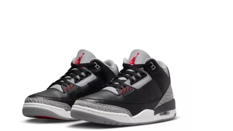 JORDAN 3 HIGH TOP BLACK RED CEMENT