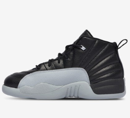 Jordan 12 Toddler High Top Wolf Grey Barons