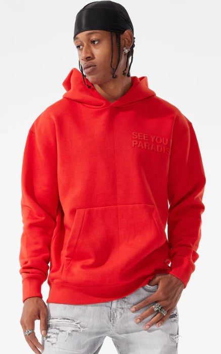 JORDAN CRAIG SEE YOU IN PARADISE TONAL PULLOVER HOODIE MULTI COLORS