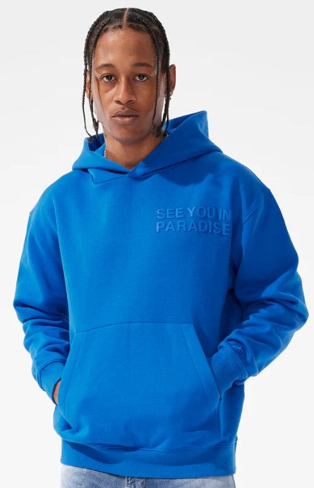 JORDAN CRAIG SEE YOU IN PARADISE TONAL PULLOVER HOODIE MULTI COLORS