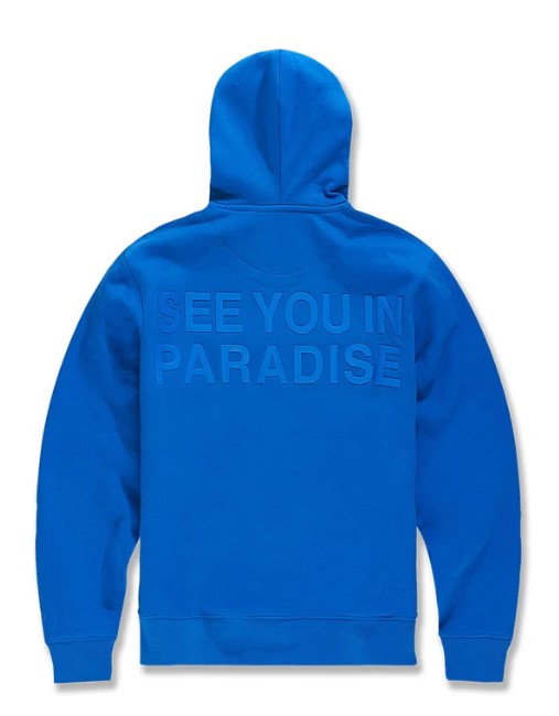 JORDAN CRAIG SEE YOU IN PARADISE TONAL PULLOVER HOODIE MULTI COLORS