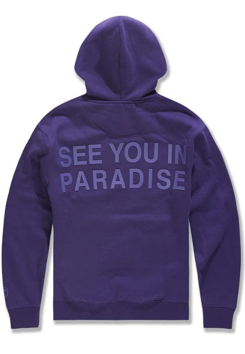 JORDAN CRAIG SEE YOU IN PARADISE TONAL PULLOVER HOODIE MULTI COLORS