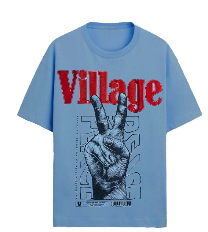 VILLAGE PEACE T-SHIRT MULTI COLORS