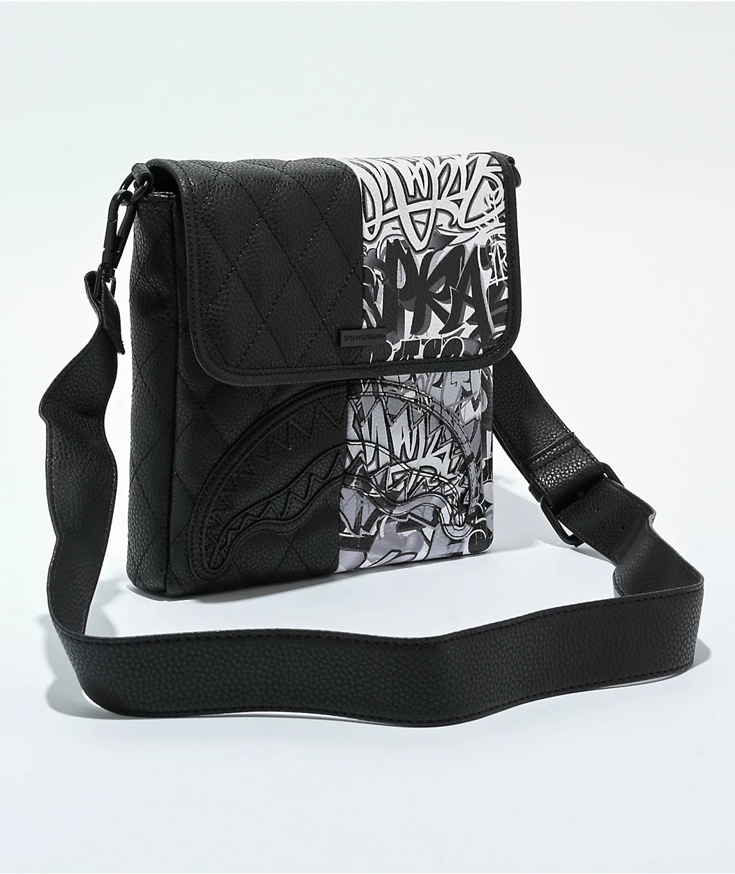 SPRAYGROUND HALF GRAFF QUILTED MESSENGER SLING