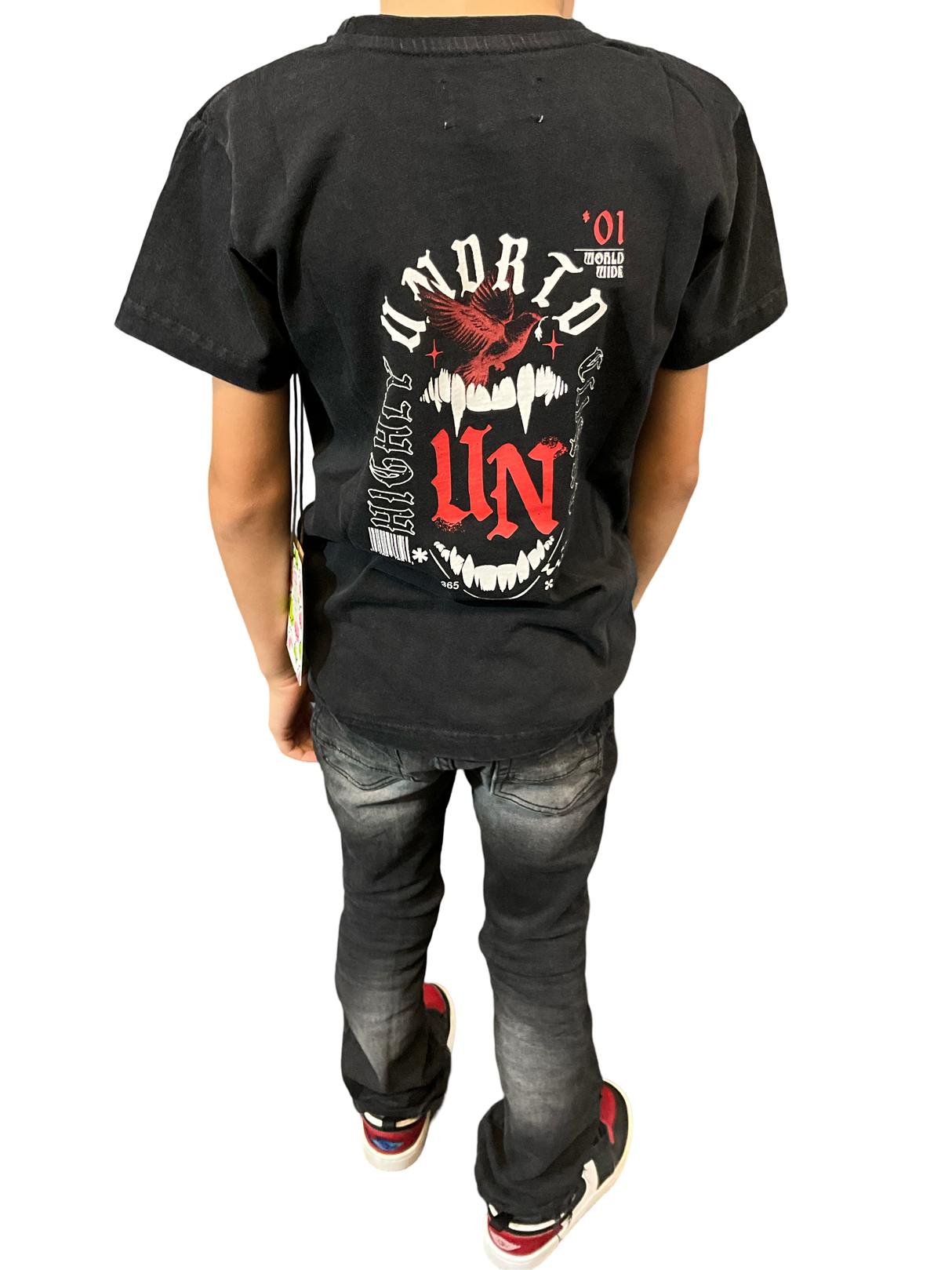 UNDRTD KIDS T-SHIRT CLIQUE PART33 WASHED MULITIPLE COLORS