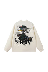 BLACK LABEL SLOW CREW NECK SWEATSHIRT CREAM