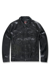 JORDAN CRAIG KIDS THRILLER TRUCKER LEATHER JACKET