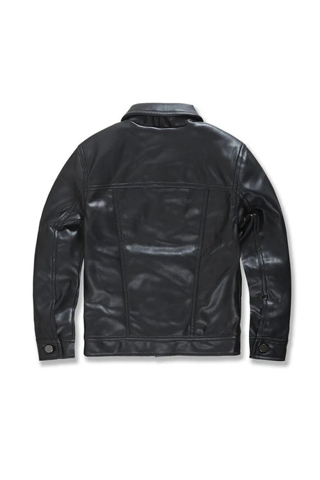 JORDAN CRAIG KIDS THRILLER TRUCKER LEATHER JACKET