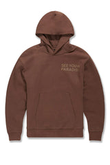 JORDAN CRAIG SEE YOU IN PARADISE TONAL PULLOVER HOODIE MULTI COLORS