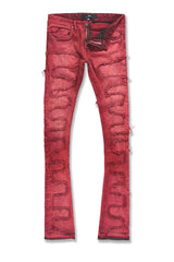 Jordan Craig Jeans - Martin Stacked Inseam - Red