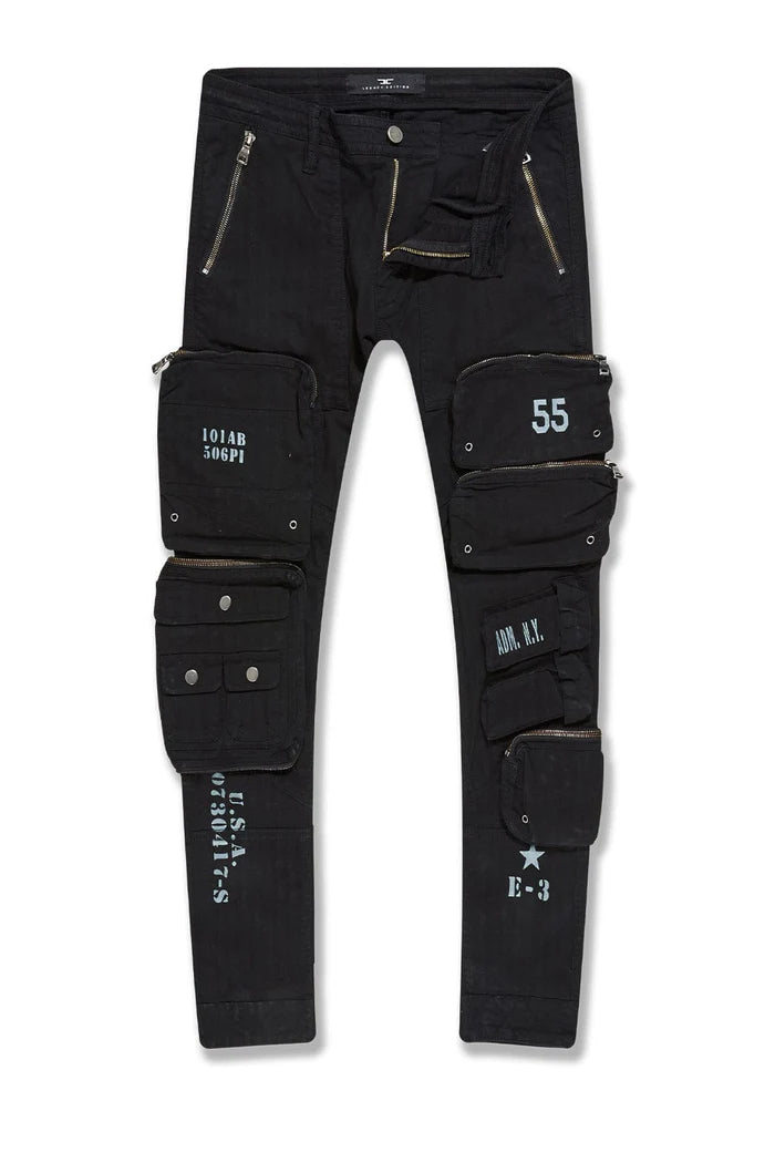 JORDAN CRAIG SEAN - DIVISON CARGO PANTS BLACK