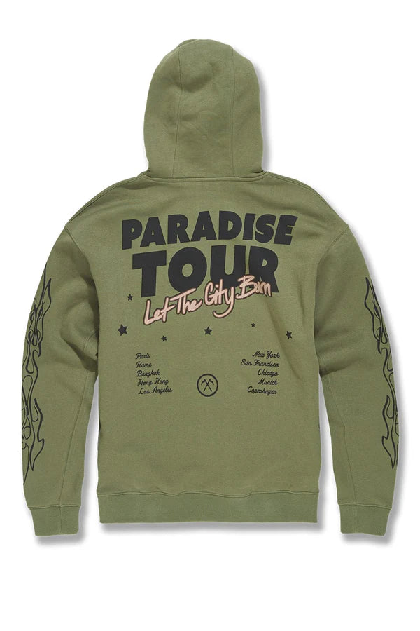 JORDAN CRAIG PARADISE TOUR PULLOVER HOODIE MULTI COLORS