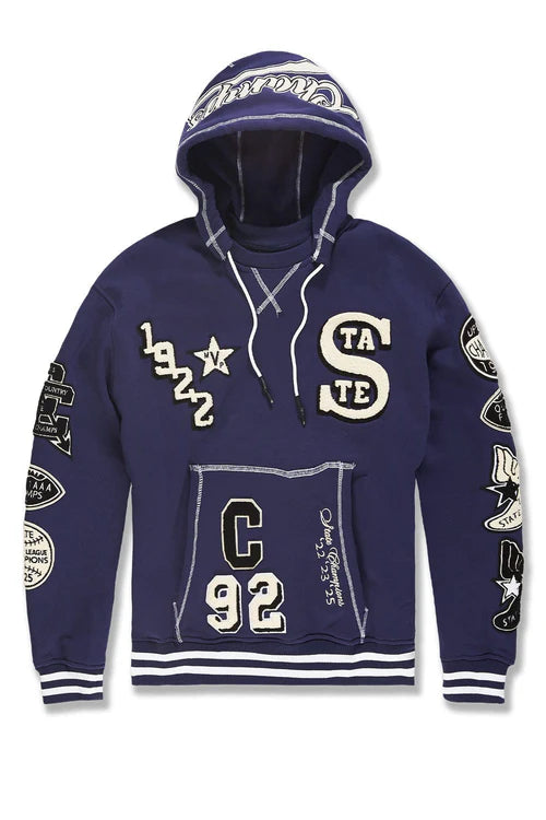 JORDAN CRAIG VARSITY STATE CHAMPS PULLOVER HOODIE MULTI COLORS