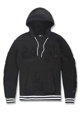 JORDAN CRAIG VARSITY HALL OF FAME PULLOVER HOODIE BLACK