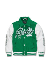 JORDAN CRIAG KIDS PARADISE TOUR VARSITY JACKET MULTI COLORS