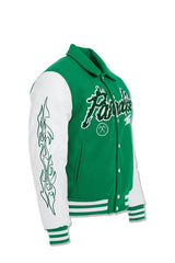 JORDAN CRIAG PARADISE TOUR VARSITY JACKET MULTI COLORS