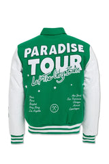 JORDAN CRIAG KIDS PARADISE TOUR VARSITY JACKET MULTI COLORS