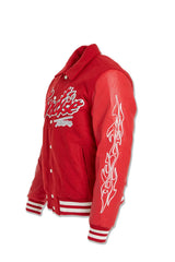 JORDAN CRIAG PARADISE TOUR VARSITY JACKET MULTI COLORS