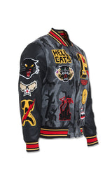 JORDAN CRAIG HELLCAT VARSITY JACKET CAMO BLACK