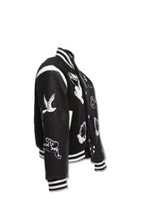 JORDAN CRIAG KIDS FALLEN ANGEL VARSITY JACKET MULTI COLORS