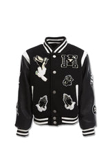 JORDAN CRIAG KIDS FALLEN ANGEL VARSITY JACKET MULTI COLORS