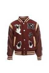 JORDAN CRIAG KIDS FALLEN ANGEL VARSITY JACKET MULTI COLORS